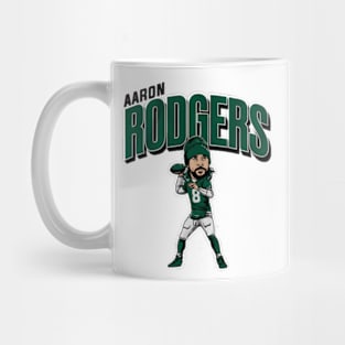 Aaron Rodgers New York Caricature Mug